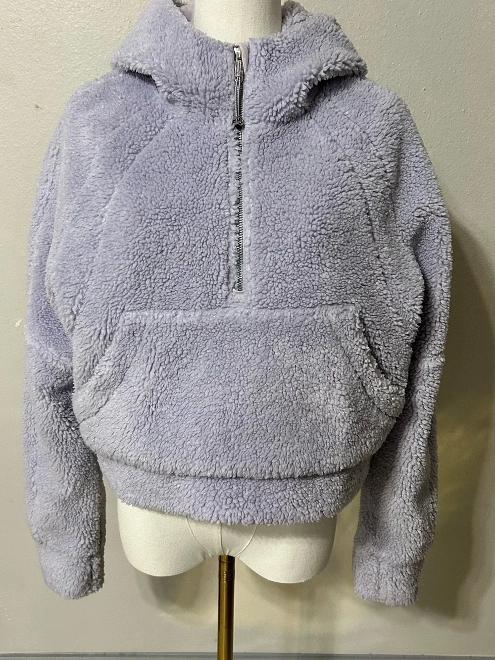 lululemon athletica Kids Lavender Hooded Sherpa Pullover